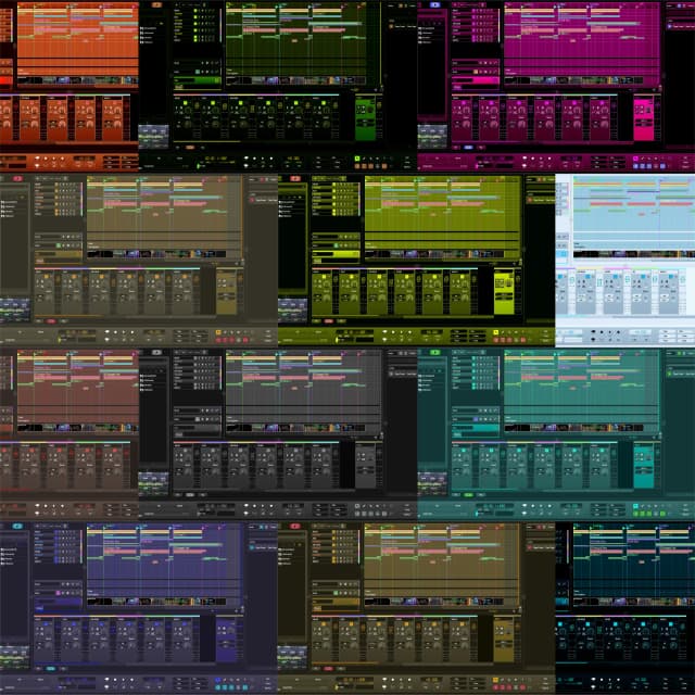 This is an image of the SoundBridge: DAW's custom skin feature.