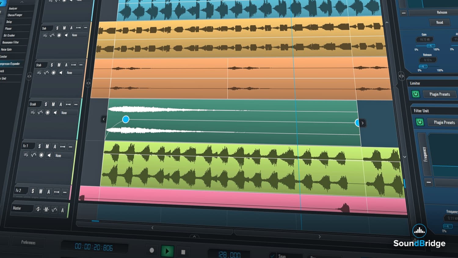 This is the featured image of the SoundBridge Widgets: Freeze & Export blog article.
