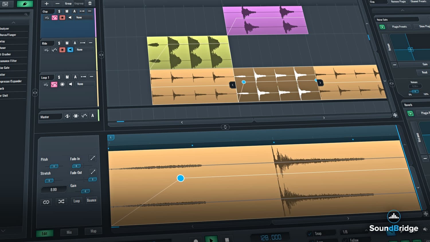 This is the featured image of the SoundBridge Widgets: Insert Rack blog article.