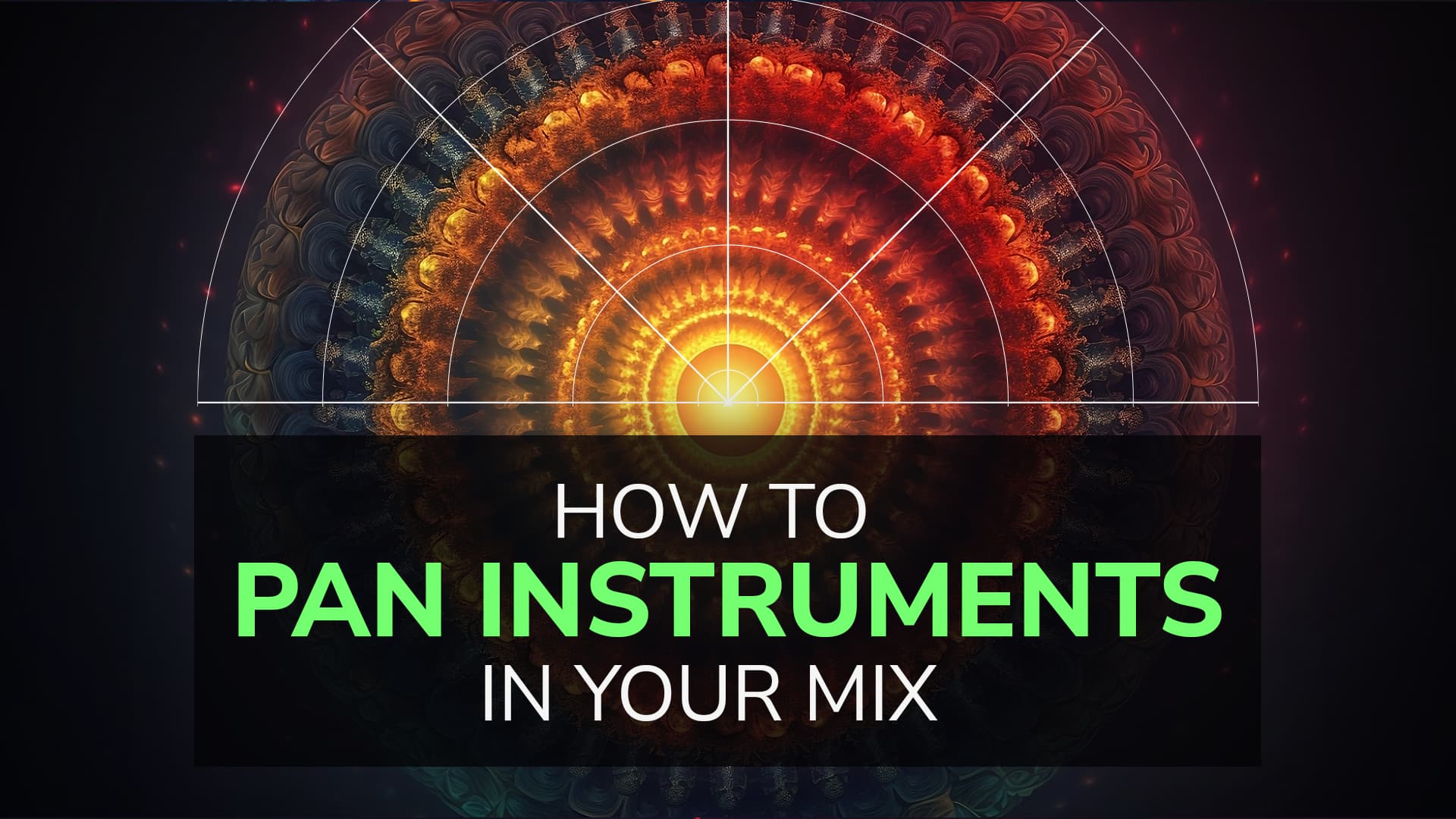 This is the featured image of the How to Pan Instruments in Your Mix blog article.