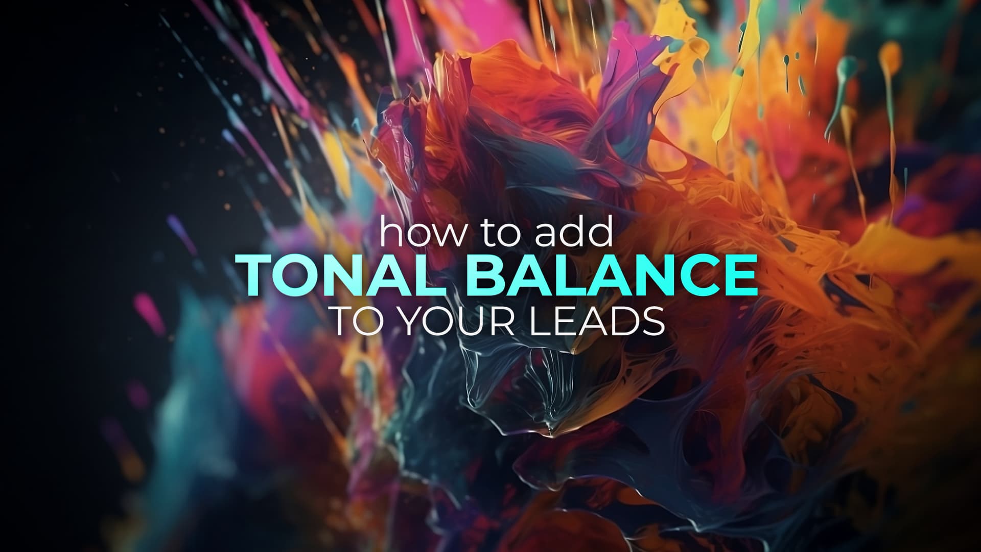 This is the featured image of the Add Tonal Balance to Your Leads blog article.