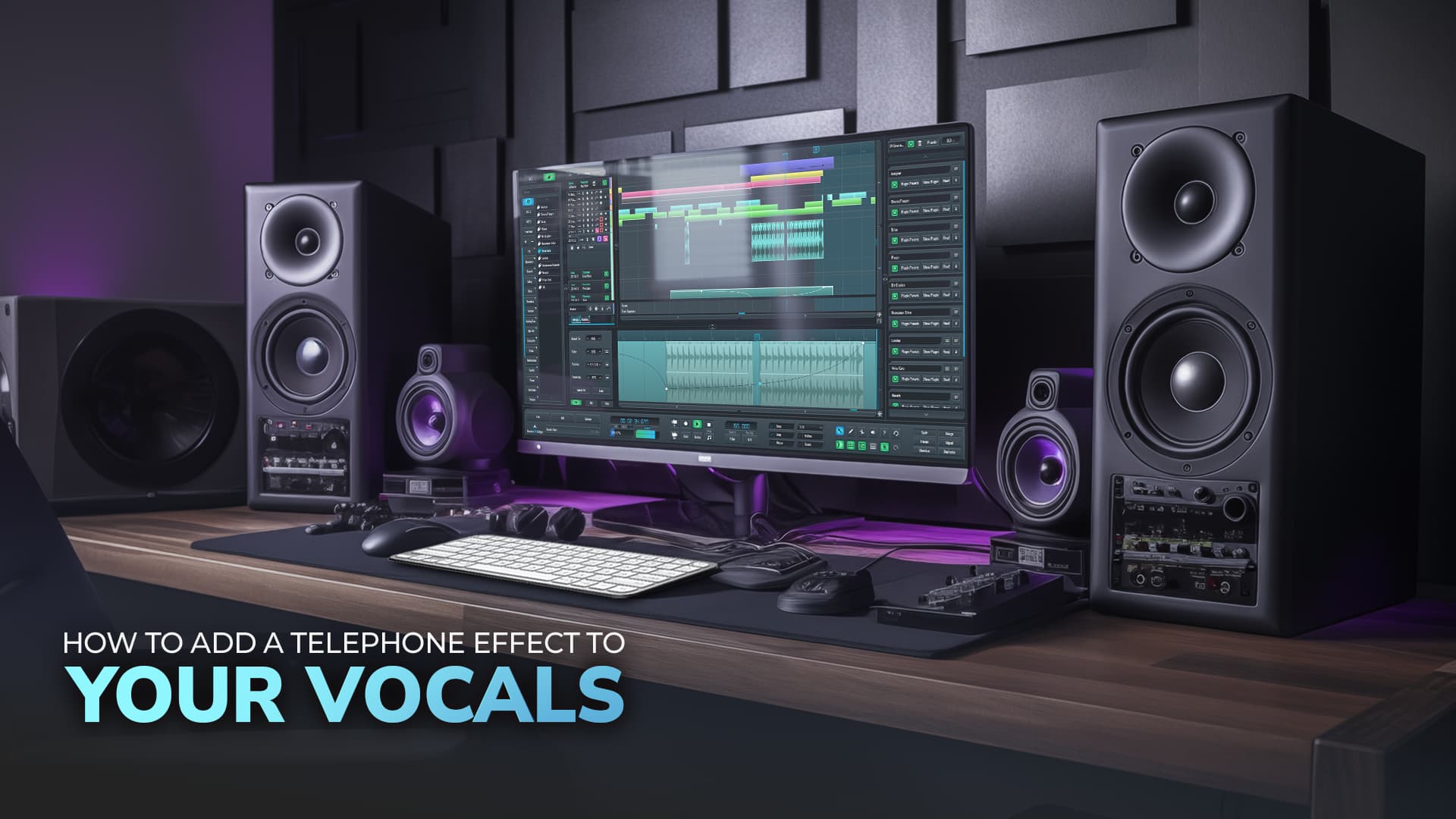 This is the featured image of the Add a Telephone Effect to Your Vocals blog article.