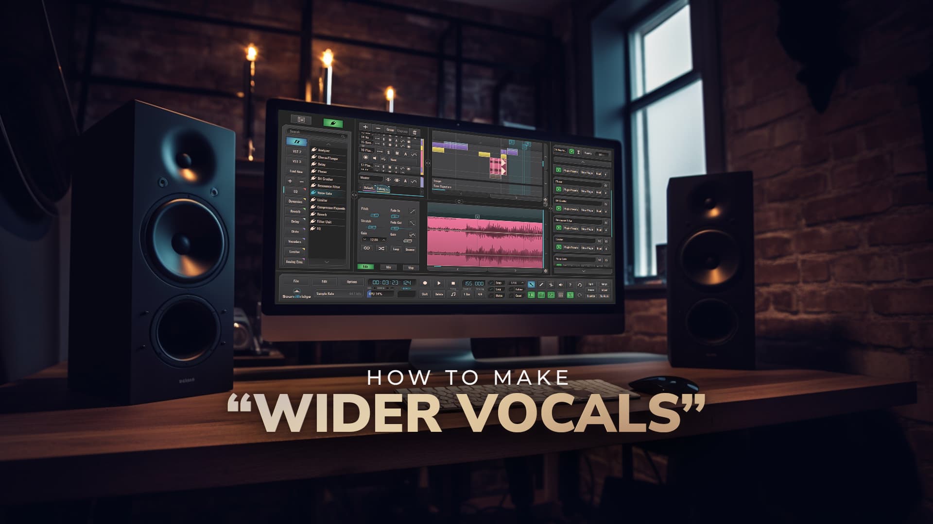 This is the featured image of the How to Make Wider Vocals blog article.