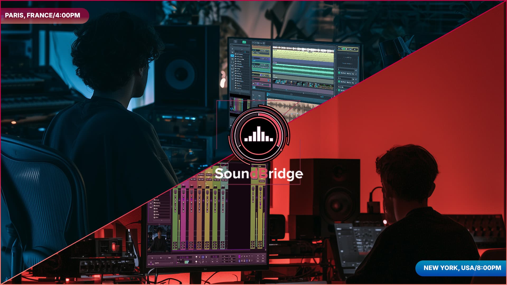 This is the featured image of the SoundBridge vs BandLab: Why Professionals Choose SoundBridge blog article.