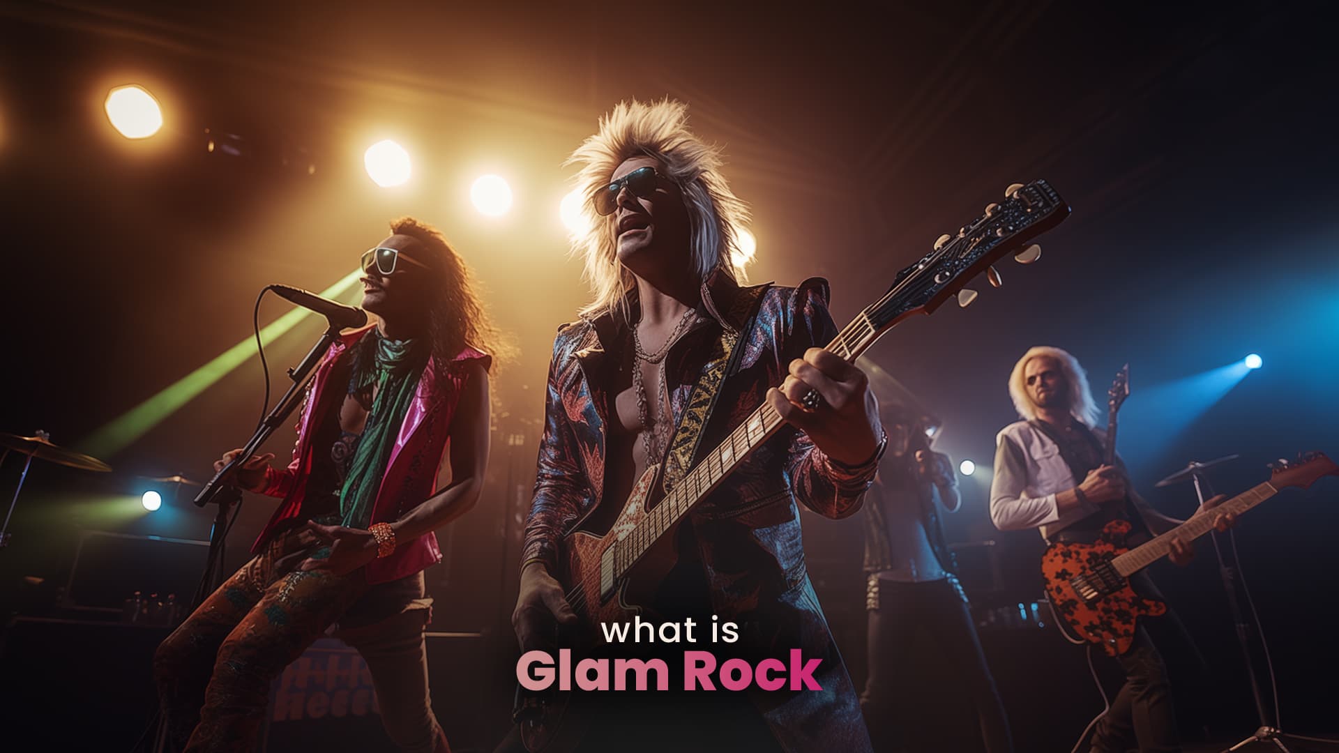 This is the featured image of the Glam Rock blog article.